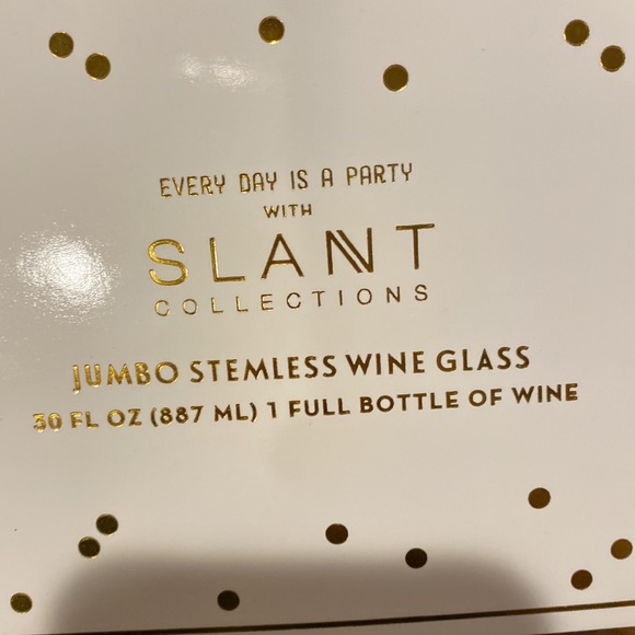 Slant Collections Jumbo Stemless Wine Glass - Picture 3 of 3
